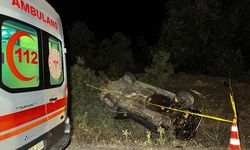 Şarampole devrilen otomobildeki 2 kişi öldü, 1 kişi yaralandı