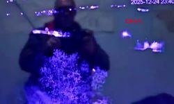 Tunceli’de gökyüzündeki parlak ışık kamerada