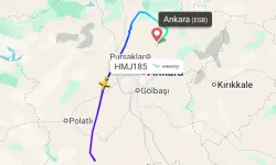 Ankara'da düşen uçağın enkazına ulaşıldı: İşte o anlar