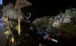 Kaza sonrası yardım için duran sürücünün otomobiline minibüs çarptı; 3 yaralı