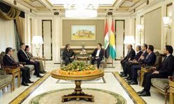 Mazlum Abdi ve Neçirvan Barzani, Erbil'de bir araya geldi