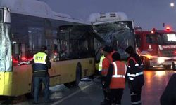 Başakşehir'de 3 İETT otobüsü çarpıştı; 5 yaralı