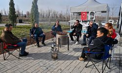 Başkentte doğayla iç içe kamp keyfi