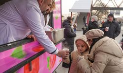 Çorba ikram karavanı Başkentray durağında hizmete başladı