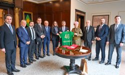 Amedspor’dan Mesud Barzani’ye ziyaret