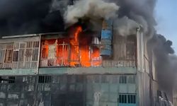 Hatay'da mobilya atölyesinde yangın