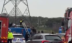 Kağıthane'de cezaevi nakil aracı devrildi; 4 jandarma personeli yaralandı