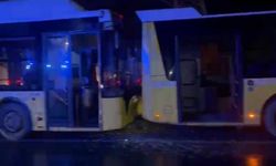 Başakşehir'de 3 İETT otobüsü çarpıştı; yaralılar var