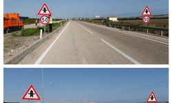 Kara yollarında 58 bin 246 adet trafik levhası kaldırıldı