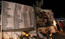 Kartalkaya'da oteldeki yangın faciasında yaşamını yitirenler anıldı
