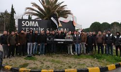 Soma Termik Santral işçilerinden eylem