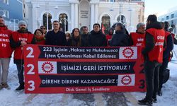 Kayyımın işten çıkardığı işçiler, 157'nci gününde eylemlerini sürdürdü
