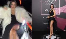 Zeynep Bastık kırmızı halıyı ateşe verdi: Siyahın en iddialı hali!