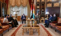 Barzani ile Mazlum Abdi Erbil'de görüştü