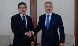 Bakan Fidan, IKB Başkanı Barzani ile görüştü