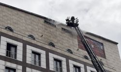 Merter Polisevi'nde yangın