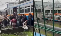 İstanbul'da metro raydan çıktı