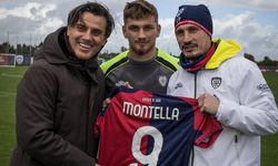 Vincenzo Montella, Semih Kılıçsoy'un oynadığı Cagliari'ye ziyarette bulundu