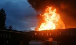 Ordu’da market deposu ve bitişiğindeki iş yeri yandı