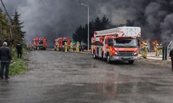 Silivri'de fabrikada yangın