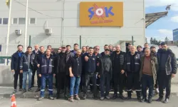 Trabzon’da ŞOK Market depo işçileri iş bıraktı