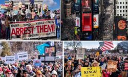 Trump, İran’a saldırırken ABD’de milyonların ‘Krallara Hayır’ protestosu var