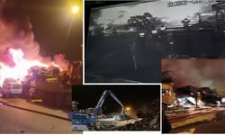 Ankara'da 100 araç alev alev yandı