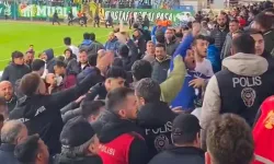 Fethiyespor-Bursaspor maçında kavga