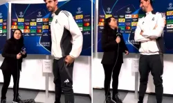 Röportaj yapmak isteyen muhabir Courtois karşısında zorlandı
