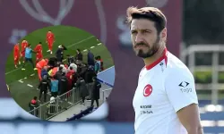 Ümit Milli Takım teknik direktörü Egemen Korkmaz, milli maçta fenalaştı