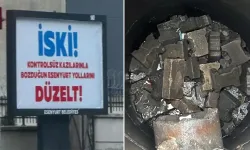 Esenyurt'ta su kanallarında kaldırım taşları bulundu