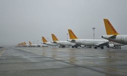 Sabiha Gökçen Havalimanı'nda uçuşlara yağmur engeli