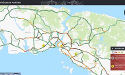 İstanbul'da gece saatlerinde trafik yoğunluğu yüzde 62'ye ulaştı