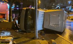 Kamyonet devrildi: 3 yaralı