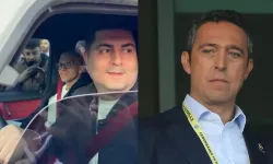 Lucas Torreira ve Ali Koç milli maçı izlemeye geldi