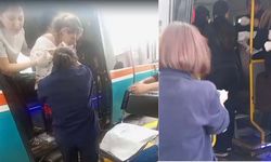 Şehir içi dolmuşta doğum yaptı; anne ve kız bebeğin durumu iyi