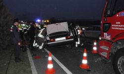 Otomobil karşı şeride geçti: 2 ölü, 5 yaralı