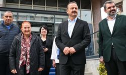 Sabahat Akkiraz, Yavuz Ağıralioğlu'nu ziyaret etti