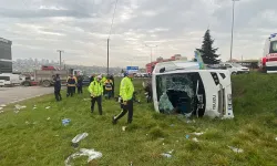 Samsun'da otobüs yan yattı: 9'u öğrenci 11 yaralı