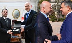 Süleyman Soylu'dan Akın Gürlek ve Mustafa Çiftçi'ye ziyaret