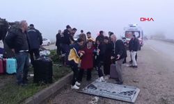 Adana'da yolcu otobüsü devrildi; çok sayıda yaralı var