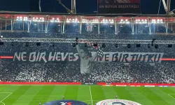 Beşiktaş taraftarından Galatasaray derbisine özel koreografi