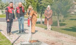 Keçiören’de personele afet ve yangın eğitimi