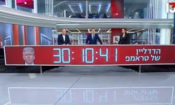 İsrail televizyonu, Trump’ın İran’ı saat vererek tehdit etmesinin ardından stüdyoya sayaç yerleştirdi