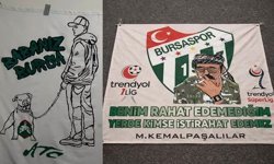Bursaspor taraftarından Amedspor’a yönelik ‘JİTEM’ci Ersever – Pala’ pankartları