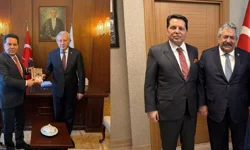 Ahmet Özer’den MHP kurmayları Adan ve Yıldız’a ziyaret