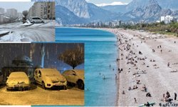 Türkiye’den iki ayrı 12 Nisan manzarası: Antalya’da yaz, Hakkari’de kış havası