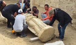 Denizli'de 2 metrelik 'Athena' heykeli bulundu