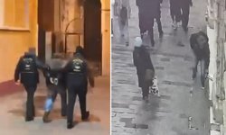 Kaldırımda unutulan bez çantayı çalan şüpheli tutuklandı