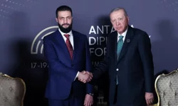 Cumhurbaşkanı Erdoğan, Suriye Geçici Cumhurbaşkanı Ahmed Şara ile görüştü